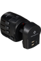 Samsonite Travel Accessories World Adaptor Pro 3-P+USB Černá