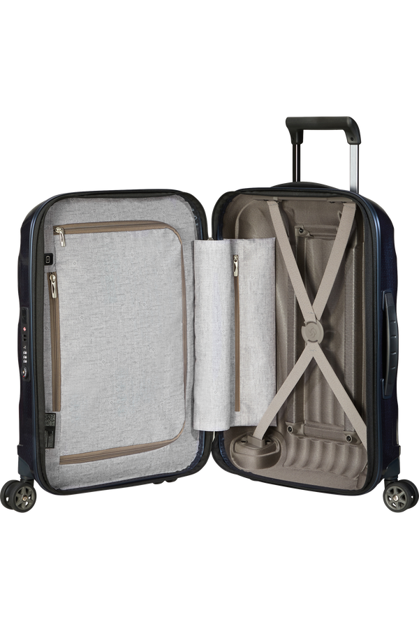 Samsonite C-Lite Spinner Expandable 55cm  Půlnoční modrá