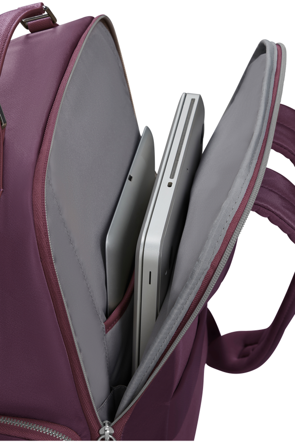 Samsonite Karissa Evo Round Backpack 15.6'  Vínová červená Samsonite Karissa Evo Round Backpack 15.6'  Vínová červená