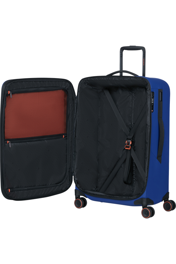 Samsonite Glazed Spinner Expandable 67cm  Elektrick&aacute; modr&aacute;