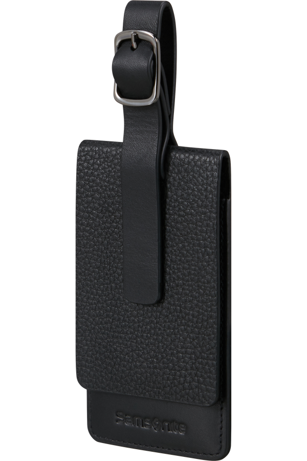 Samsonite Ta Revolution Leather Luggage Tag  Čern&aacute;