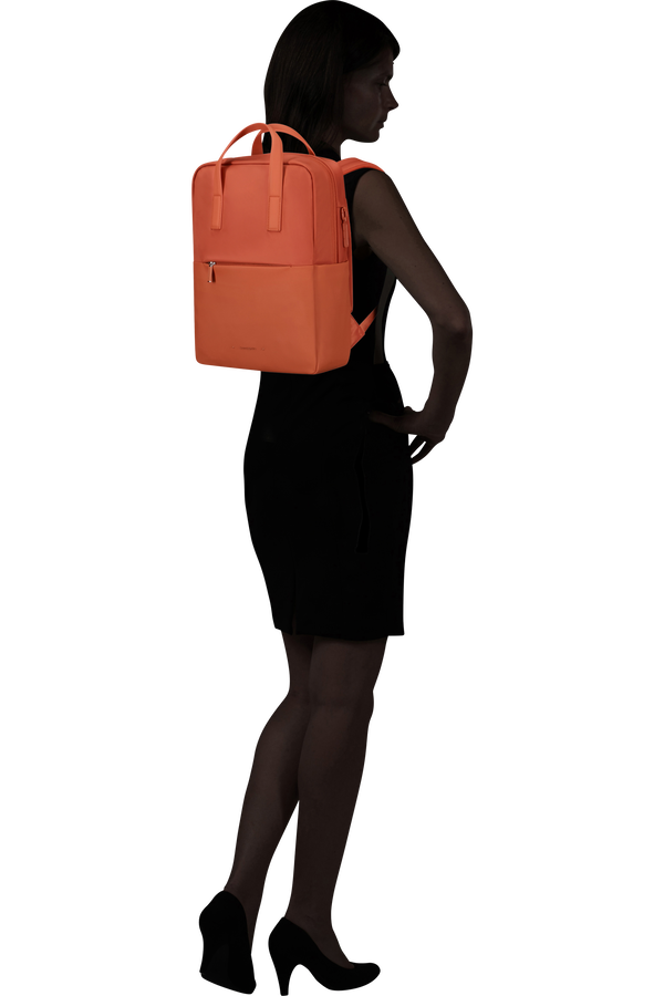 Samsonite 4Pack Laptop Backpack + Handles 14.1'  Červeno-oranžová