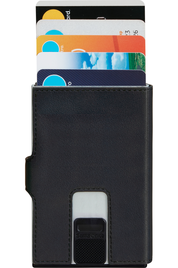 Samsonite Alu Fit 202 - Slide-up Wallet  Černá Samsonite Alu Fit 202 - Slide-up Wallet  Černá