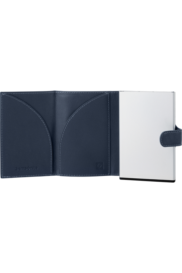 Samsonite Alu Fit 202 - Slide-up Wallet  Modrá