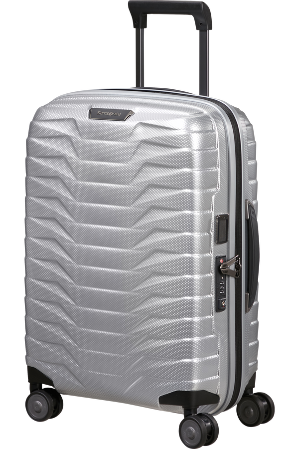 Samsonite Proxis Spinner Expandable Length 40cm 55cm  Stř&iacute;brn&aacute;