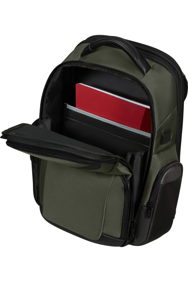 Samsonite Pro-Dlx 6 Backpack 3 Volume Expandable 15.6'  Zelená