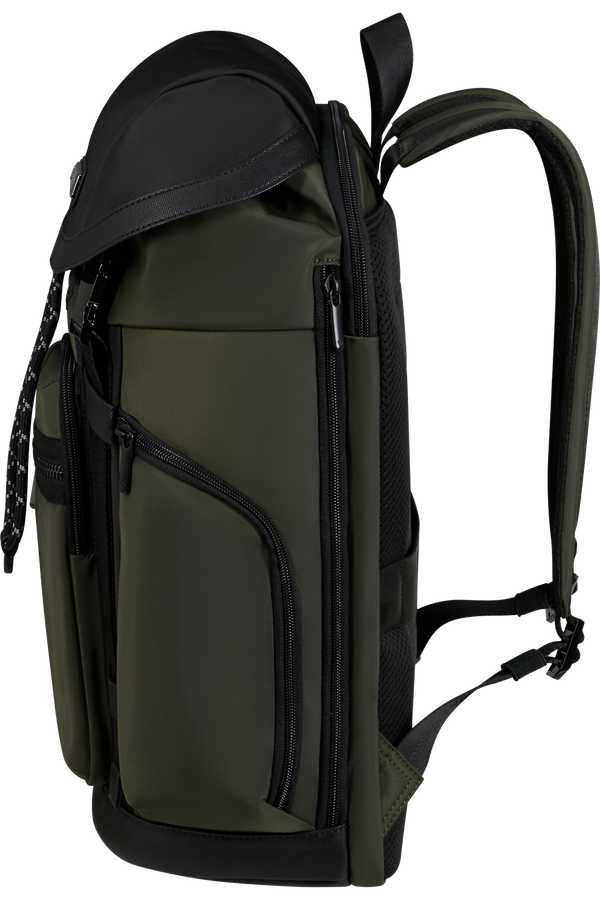 Samsonite Relyon Backpack M 15.6'' with flap  Zelen&aacute;