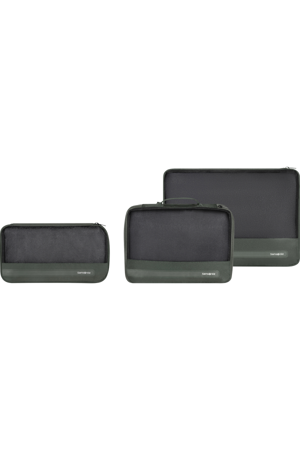 Samsonite Ta Revolution Set of 3 Packing Cubes  Zelená