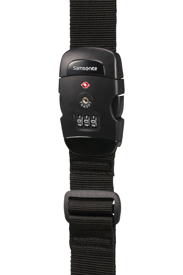 Samsonite Global Ta Luggage Strap/TSA Lock Černá