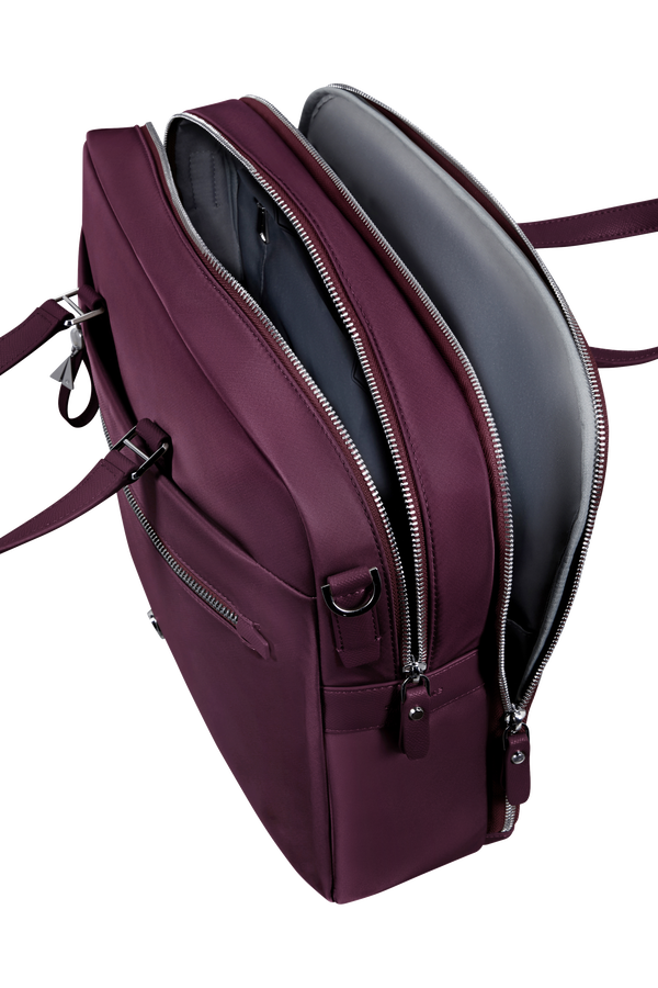 Samsonite Karissa Evo Bailhandle 15.6' 2 Comp  Vínová červená Samsonite Karissa Evo Bailhandle 15.6' 2 Comp  Vínová červená