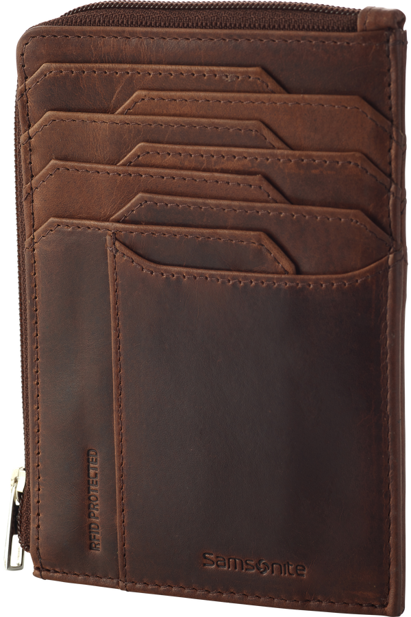 Samsonite Oleo Slg 727-All in One Wallet Zip  Tmavě hnědá