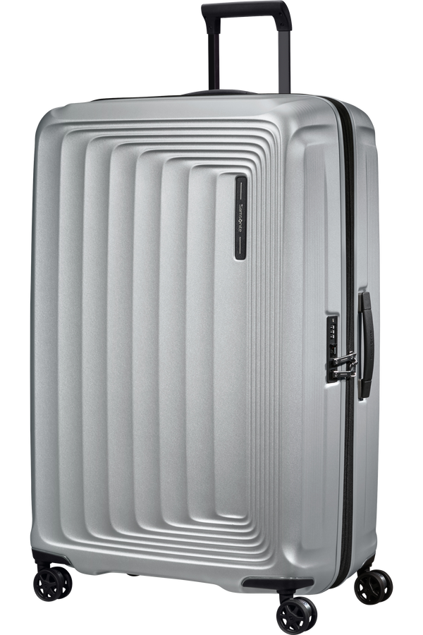 Samsonite Nuon Spinner Expandable 81cm  Matn&aacute; stř&iacute;brn&aacute;