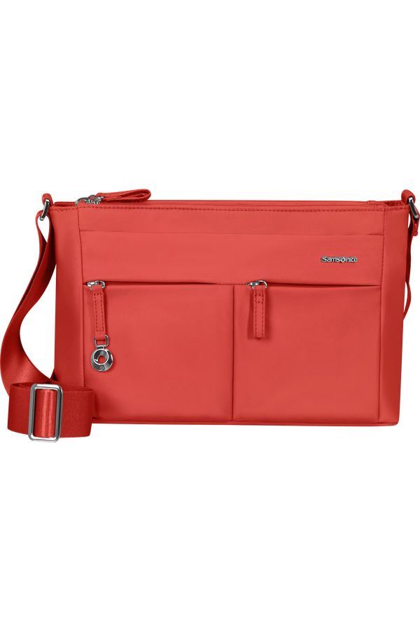 Samsonite Move 5.0 Horiz. Shoulder Bag + Flap  Korálová červená