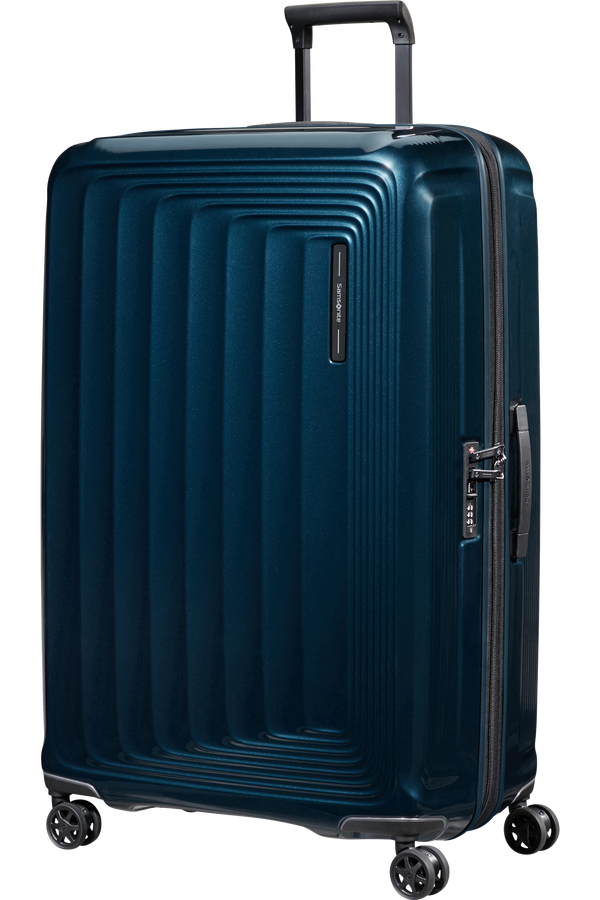 Samsonite Nuon Spinner Expandable 81cm  Metallic Dark Blue