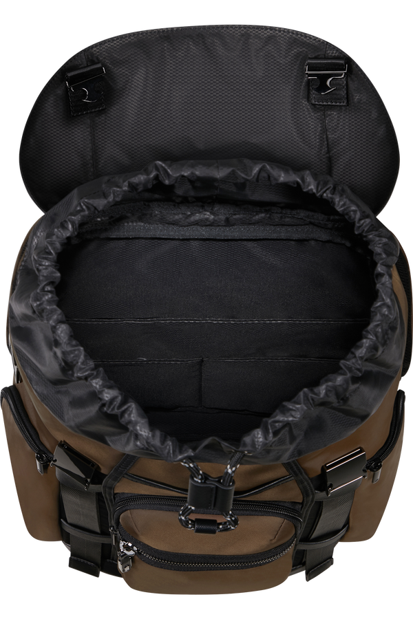 Samsonite Relyon Backpack M 15.6'' with flap  Hnědá