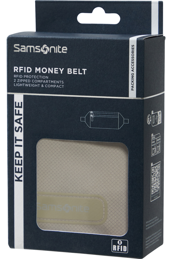 Samsonite Ta Revolution RFID Money Belt  Tmavě šedá