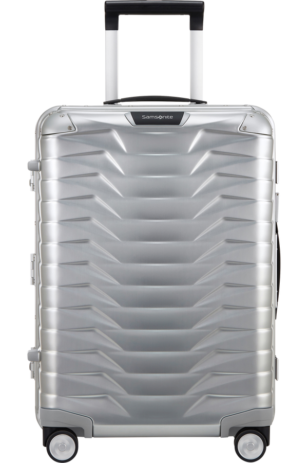 Samsonite Proxis Alu Spinner 55cm  Hl&iacute;n&iacute;kov&aacute; stř&iacute;brn&aacute;
