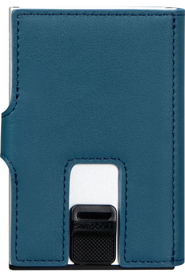 Samsonite Alu Fit Slide-up Wallet Proxis  Petrolejová modrá Samsonite Alu Fit Slide-up Wallet Proxis  Petrolejová modrá