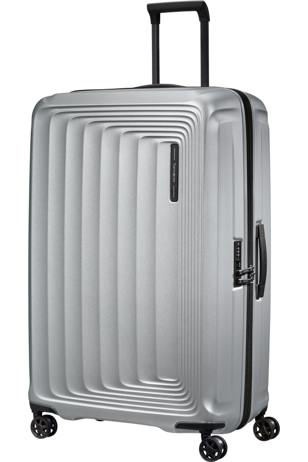 Samsonite Nuon Spinner Expandable 81cm  Matn&aacute; stř&iacute;brn&aacute;