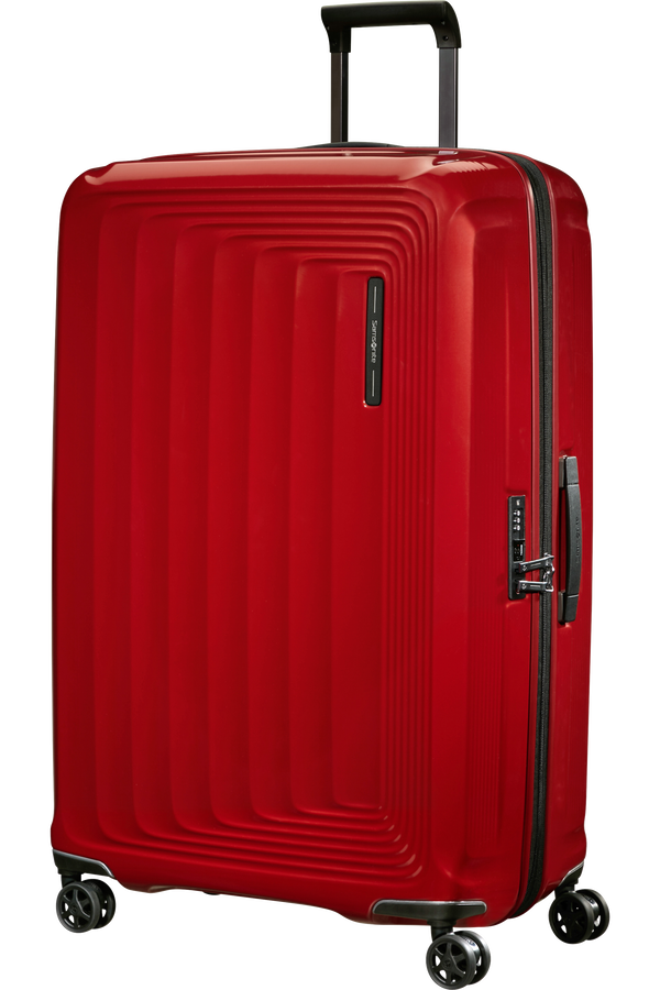 Samsonite Nuon Spinner Expandable 81cm  Metalick&aacute; červen&aacute;