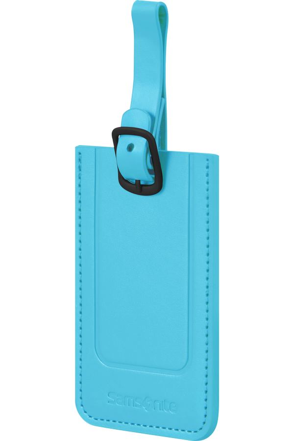 Samsonite Ta Revolution Rectangle Luggage Tag x2  Syt&aacute; modr&aacute;