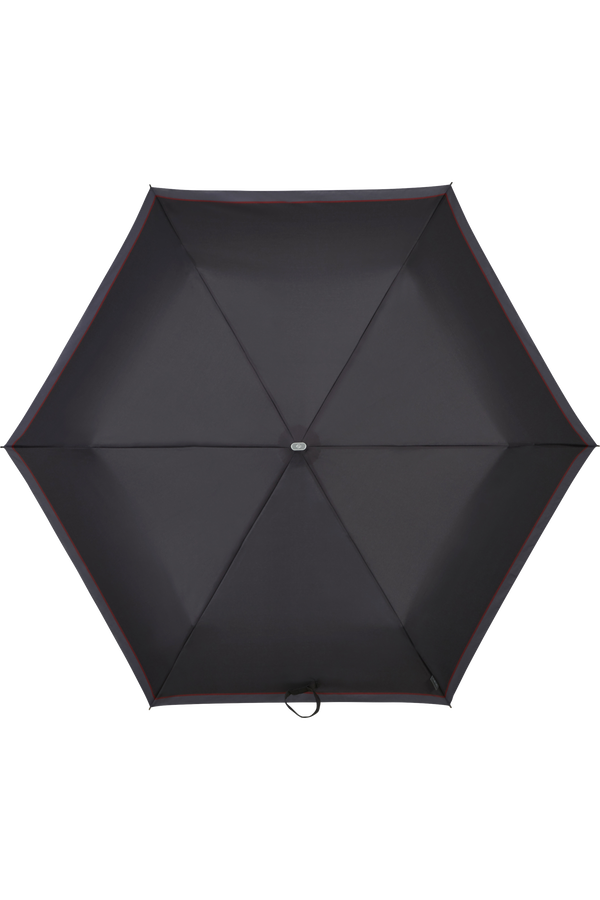 Samsonite Alu Drop S 3 Sect. Manual Flat  Black/Red/Grey