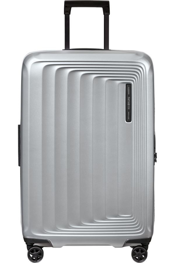 Samsonite Nuon Spinner Expandable 69cm  Matn&aacute; stř&iacute;brn&aacute;