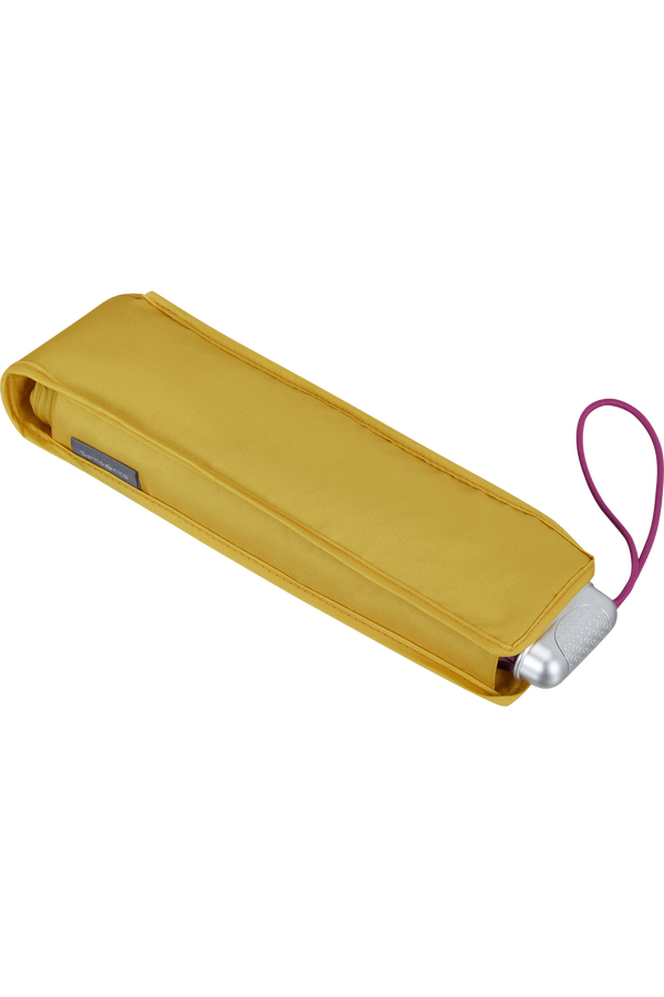 Samsonite Alu Drop S 3 Sect. Manual Flat  Yellow/Purple Samsonite Alu Drop S 3 Sect. Manual Flat  Yellow/Purple