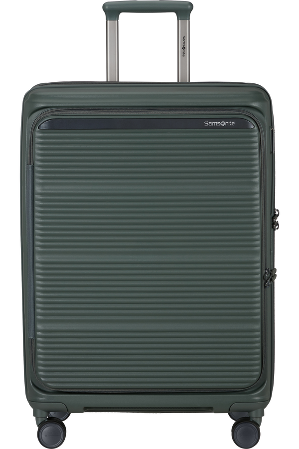 Samsonite Paralux Spinner Expandable Medium Sp 67cm  Olivová zelená
