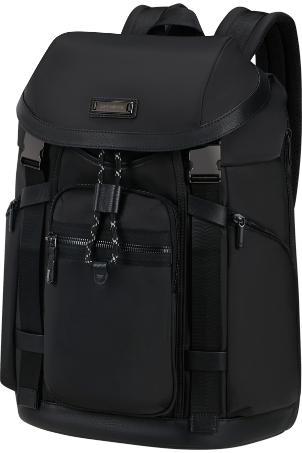 Samsonite Relyon Backpack M 15.6'' with flap  Černá