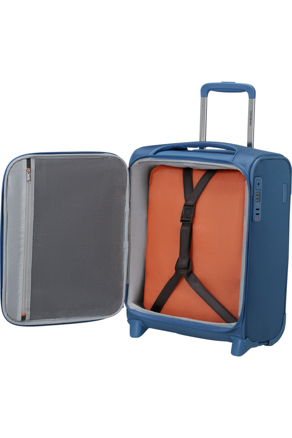 Samsonite Re-Lite Upright Underseater 45cm  Capri Blue Samsonite Re-Lite Upright Underseater 45cm  Capri Blue