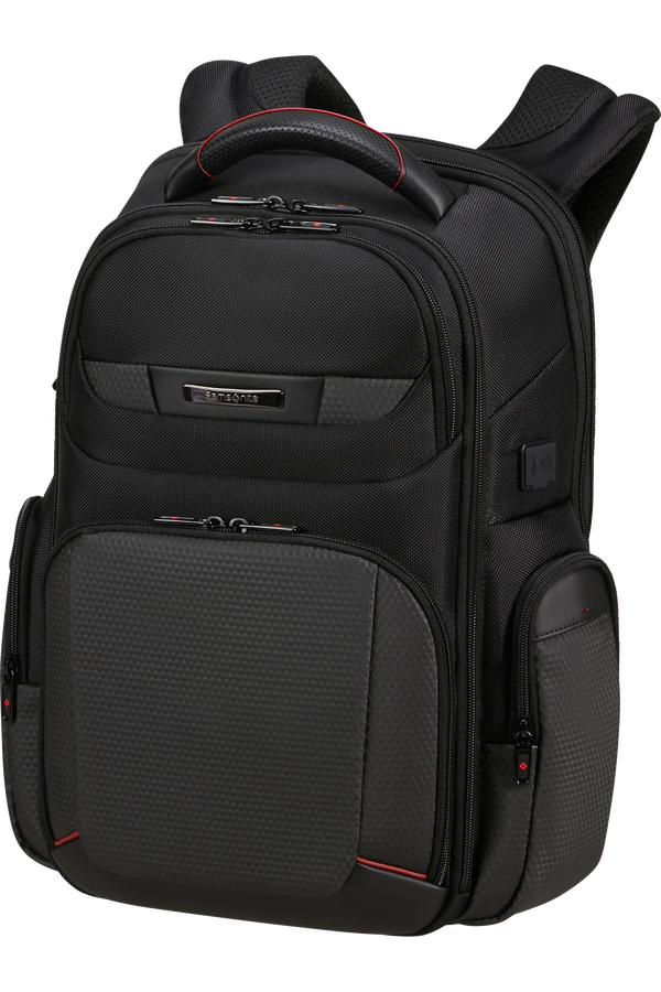 Samsonite Pro-DLX 6 Backpack 3 Volume Expandable 15.6'  Charcoal/Red