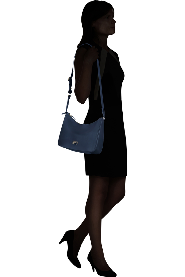 Samsonite Karissa 2.0 Hobo Bag XS  Půlnočn&iacute; modr&aacute;