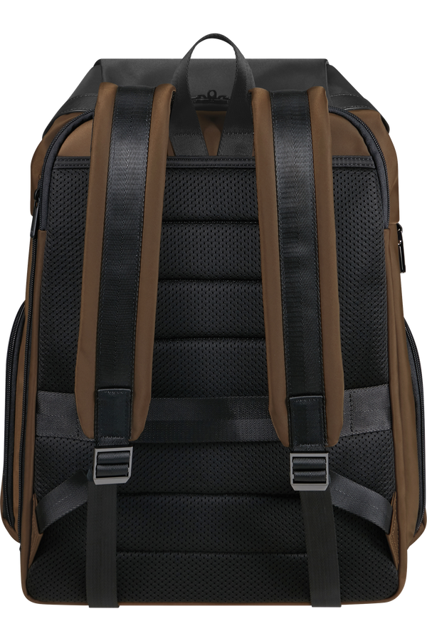 Samsonite Relyon Backpack M 15.6'' with flap  Hněd&aacute;