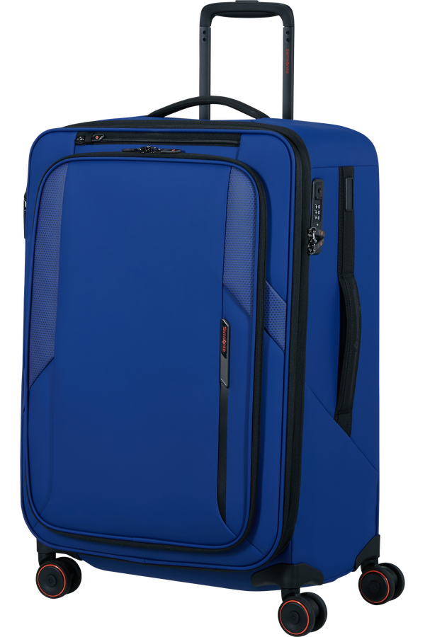 Samsonite Glazed Spinner Expandable 67cm  Elektrick&aacute; modr&aacute;