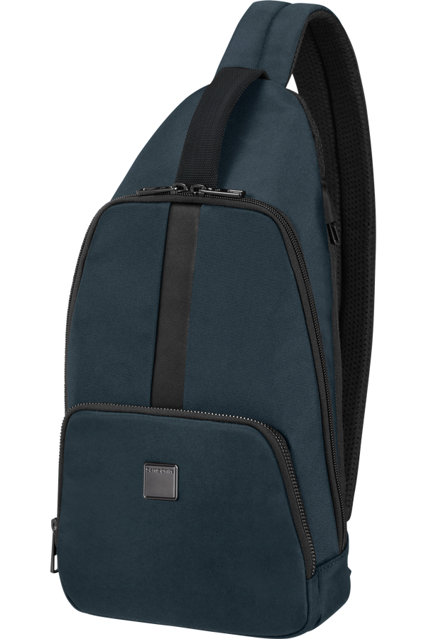 Samsonite Sacksquare Sling Bag M  Modrá Samsonite Sacksquare Sling Bag M  Modrá