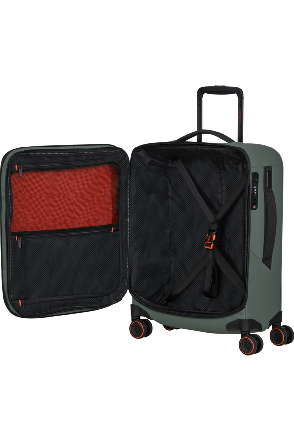 Samsonite Glazed Spinner Expandable 55cm  &Scaron;edo-zelen&aacute;
