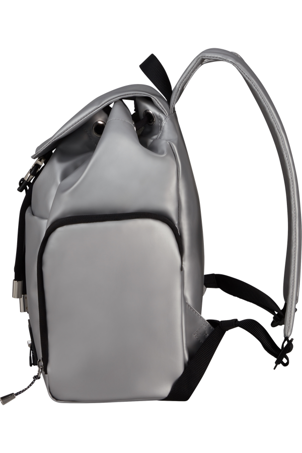 Samsonite Wander Last Backpack 3PKT 1 Buckle  Metalická stříbrná