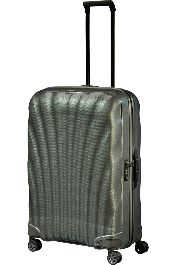 Samsonite C-Lite Spinner 75cm  Metalická zelená