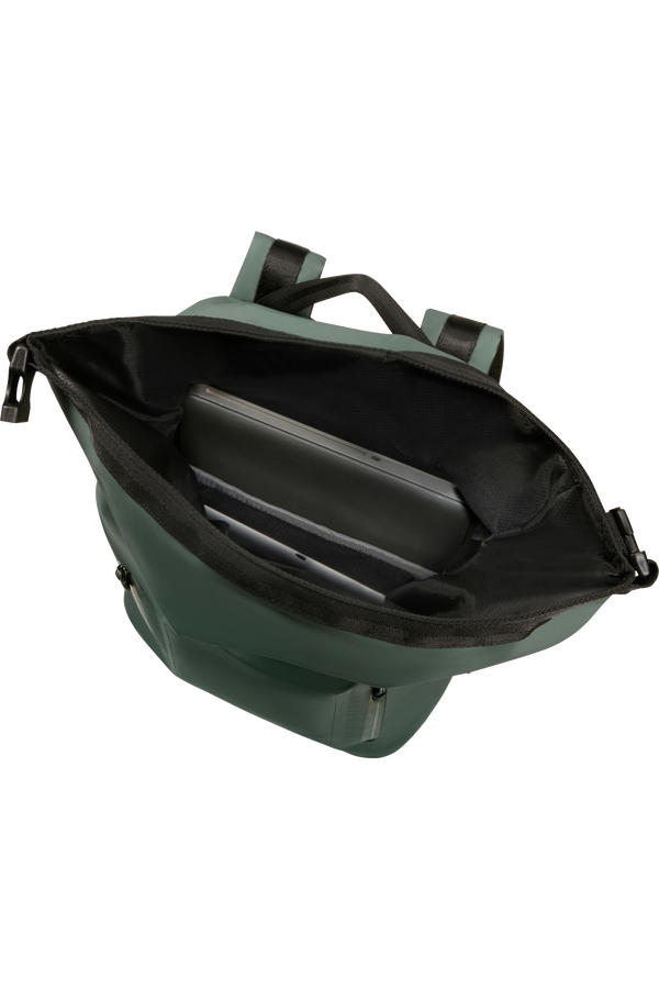 Samsonite Coatify Biz IPX4 Rolltop Backpack 15.6'  Zelen&aacute;