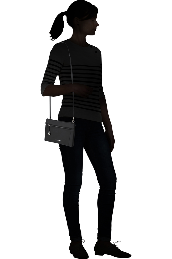 Samsonite Move Journey Mini Shoulder Bag 2 Compartments  Čern&aacute;