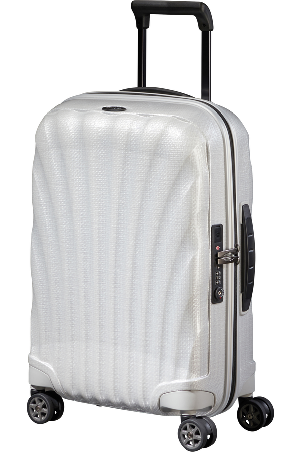 Samsonite C-Lite Spinner Expandable 55cm  Bílá