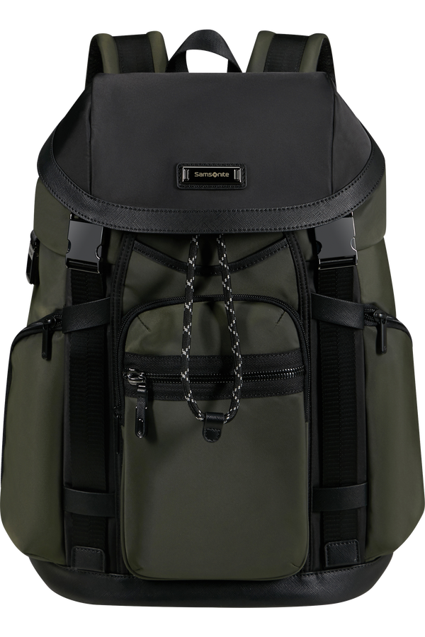 Samsonite Relyon Backpack M 15.6'' with flap  Zelená