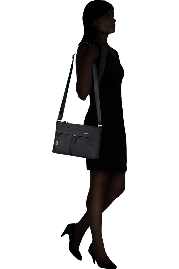 Samsonite Move 5.0 Horiz. Shoulder Bag + Flap  Černá