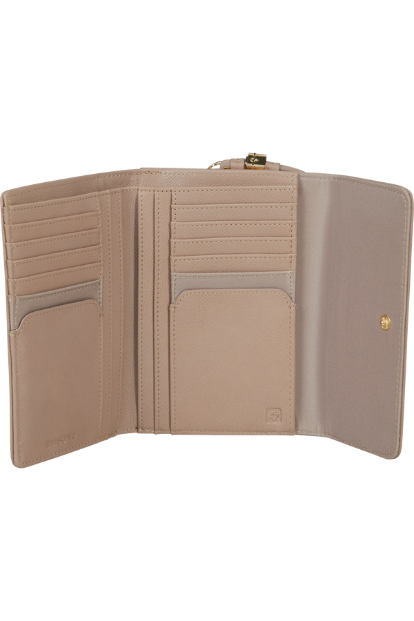 Samsonite Karissa Slg Wallet 12CC+ZIP EXT M  Rose Samsonite Karissa Slg Wallet 12CC+ZIP EXT M  Rose