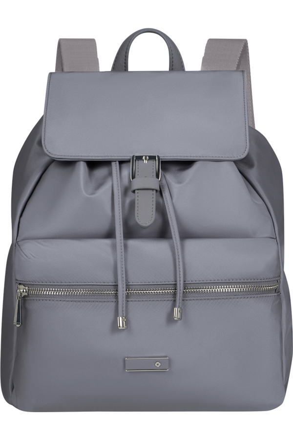 Samsonite Zalia 3.0 Backpack 1 Buckle  Stř&iacute;brn&aacute; &scaron;ed&aacute;