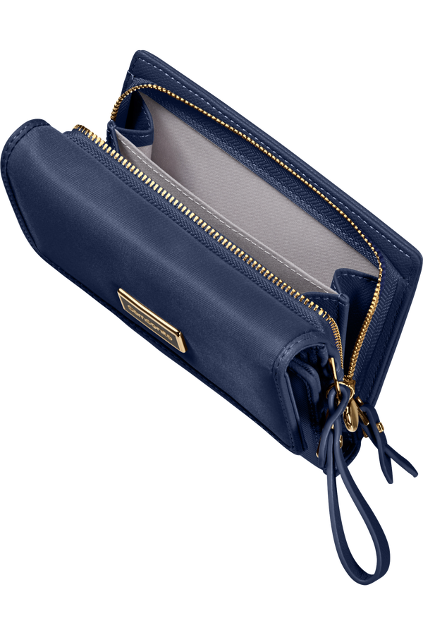 Samsonite Karissa 2.0 Slg 303 - L W 12CC+ZIP EXT M  Půlnočn&iacute; modr&aacute;