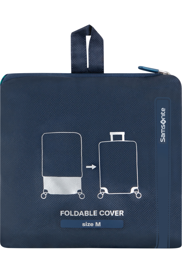 Samsonite Ta Revolution Foldable Luggage Cover M  Půlnočn&iacute; modr&aacute;