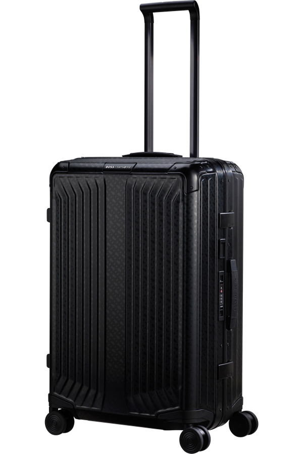 Samsonite Lite-Box Alu / Boss SPINNER 69/25 69cm  Graphite Monogram