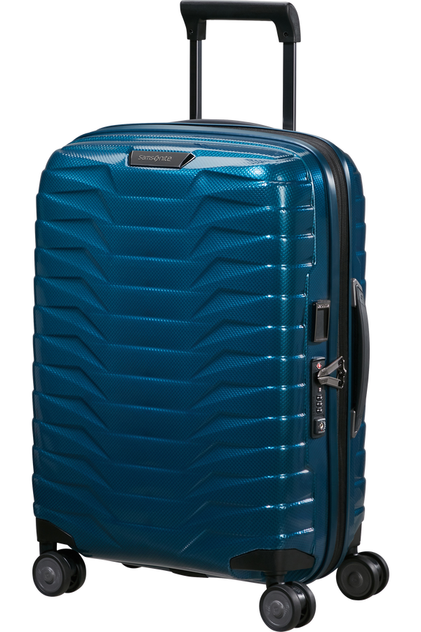 Samsonite Proxis Spinner Expandable Length 40cm 55cm  Petrolejov&aacute; modr&aacute;
